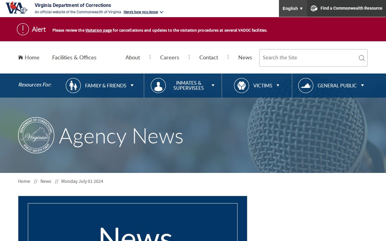 Rappahannock Regional Jail release transfer context and Stafford CCAP closure notice